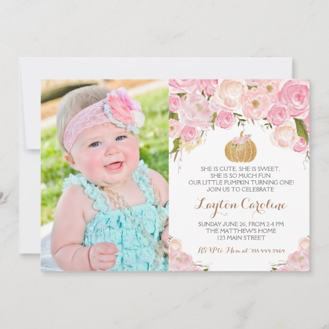 Une petite carte d'invitation d'anniversaire Citro (Devant)