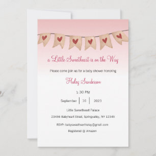 Une petite chérie est sur la voie Invitation