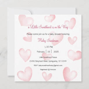 Une petite chérie est sur la voie Invitation