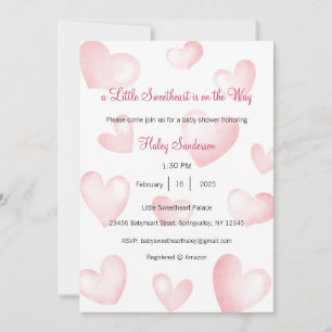 Une petite chérie est sur la voie Invitation