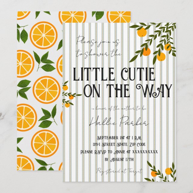 Une petite critique est en route Invitation (Devant / Derrière)