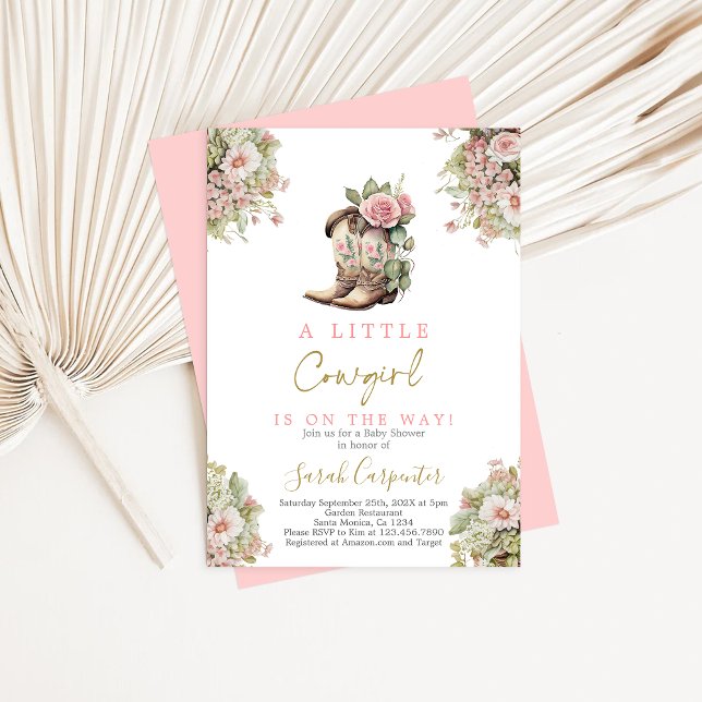 Une petite fille Baby shower Invitation (Créateur téléchargé)