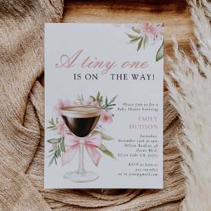 Une Petite Invitation Baby shower Espresso Martini