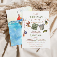 Une Petite Invitation De Baby shower Pêcheur