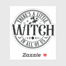 Une petite sorcière en nous tous Sticker Vinyl