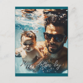Une photo personnalisée de la carte postale du pèr