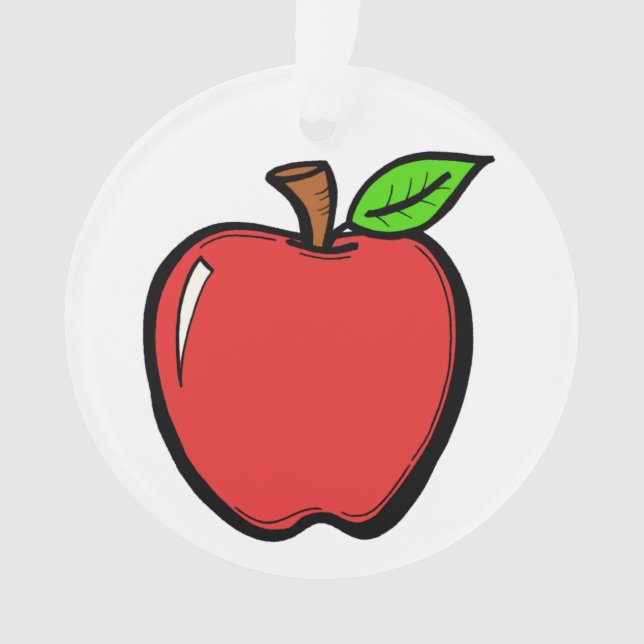 Une pomme pour l'enseignant - Ornement - SRF (devant)