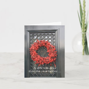 Une porte différente - Nouvelle carte de vacances