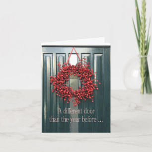 Une porte différente - Nouvelle carte de vacances 
