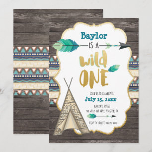 Une première invitation sauvage d'anniversaire