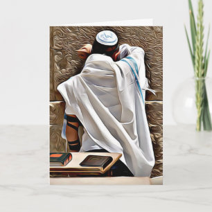 Une prière à la carte juive du mur occidental