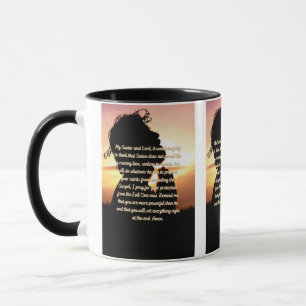 Une Prière De Protection Du Mal Mug À Deux Tons