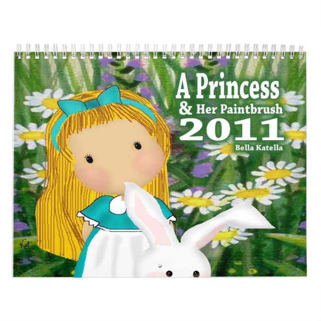 Une princesse et ses calendriers du pinceau 2011 (Protection)