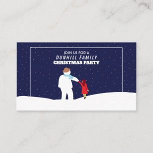 Une promenade avec Bonhomme de neige, Invitation T