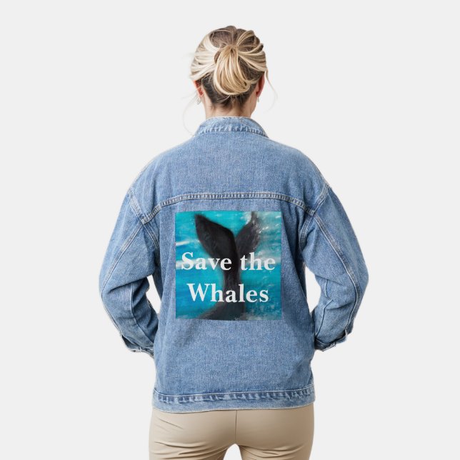 Une queue de baleine - Sauvez les baleines  (Modèle)