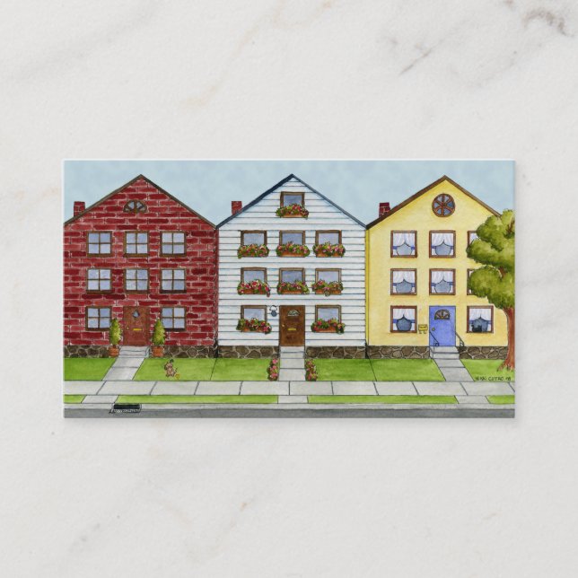 Une rangée de carte de profil de Chambres (Devant)