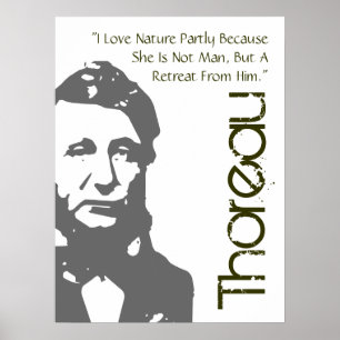 Une retraite de Man Thoreau Poster