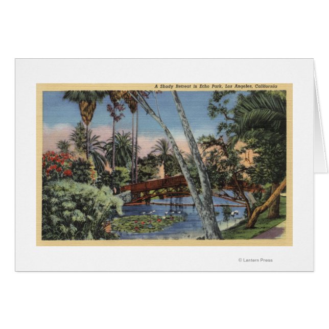Une retraite ombragée à Echo Park (Devant horizontal)