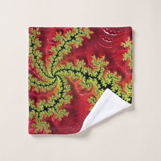 Une Rivière Traverse Le Laver (Gant de toilette)