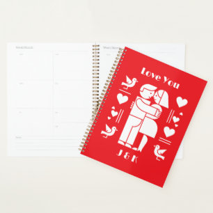 Une Saint-Valentin personnalisée Bauhaus moderne