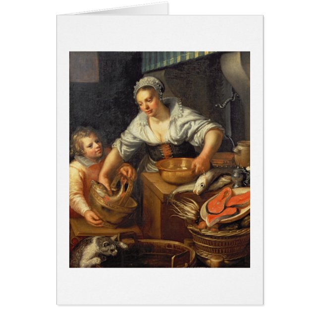 Une scène de cuisine (Devant)