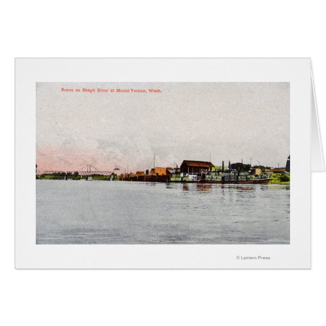 Une Scène De Skagit River (Devant horizontal)