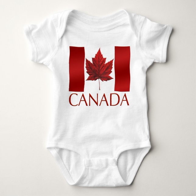 Une seule pièce de bébé du Canada de pullover de (Devant)