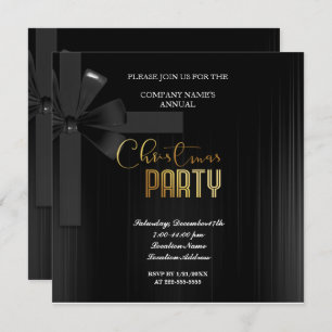 Une simple et élégante invitation à la fête de Noë