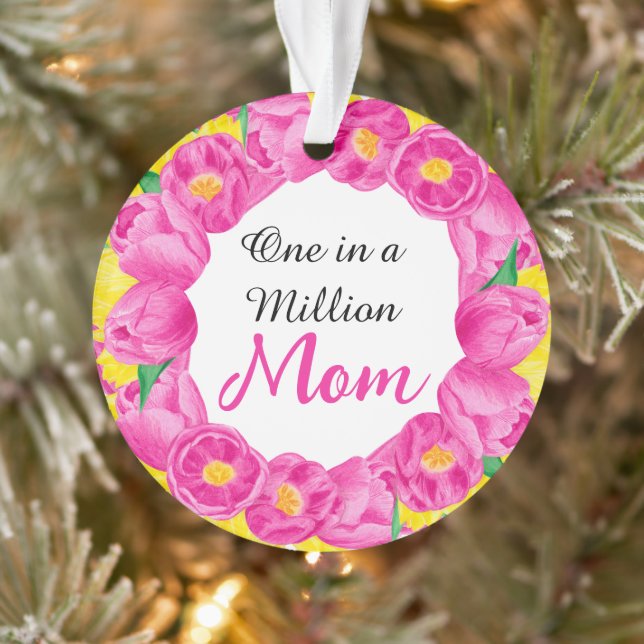 Une sur un million Maman rose 1 photo (Arbre)