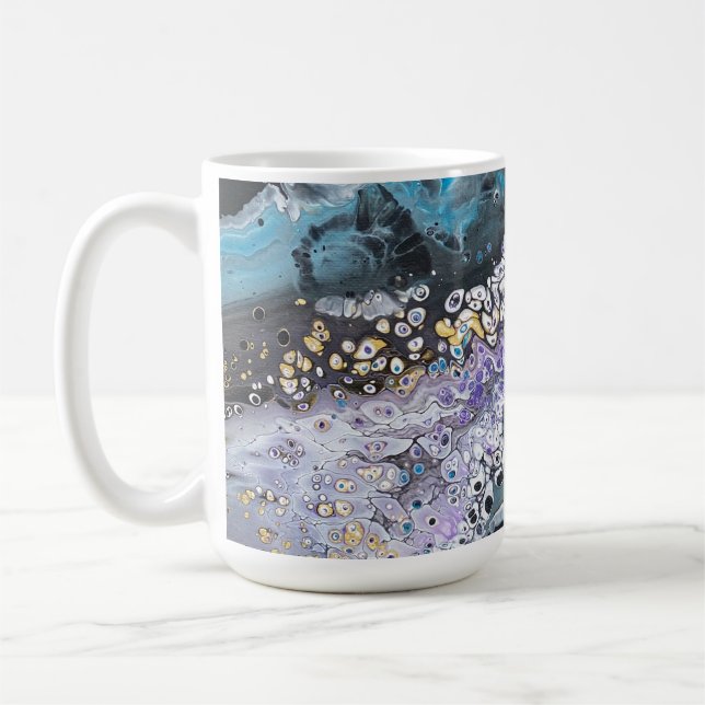 Une tasse à café avec des oeuvres d'art originales (Gauche)