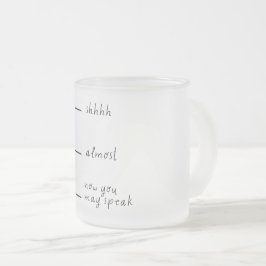 Une tasse amusante pour le premier café du matin