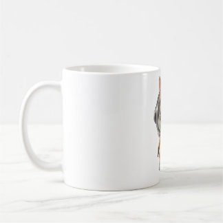 Une tasse avec un lapin mystérieux dessus