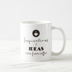 Une tasse de café pour l'inspiration et les idées