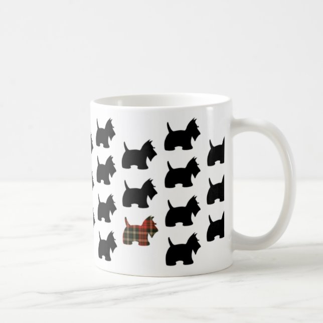 une tasse de chien de Scotty (Droite)