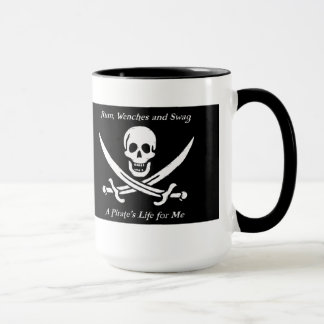 Une tasse de sonnerie de noir de la vie de pirates