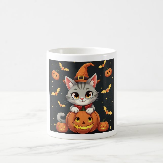 une tasse mignonne pour Halloween. (Centre)