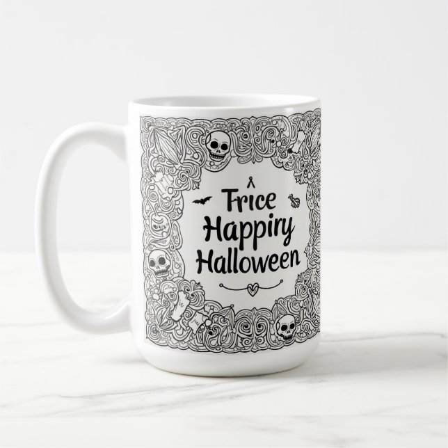 une tasse pour Halloween (Gauche)
