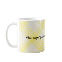 Une tasse vide...