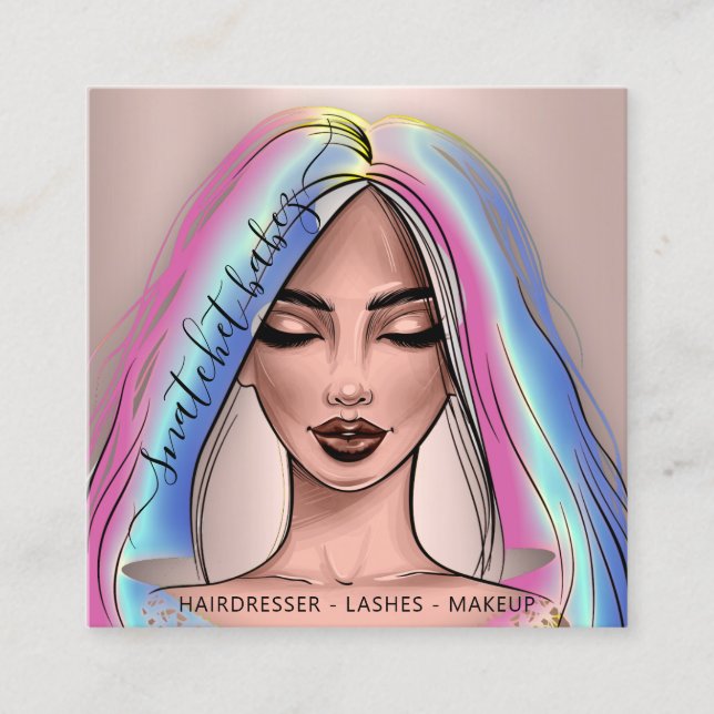 Une toile de créativité : Carte qui se brosse cont (Devant)