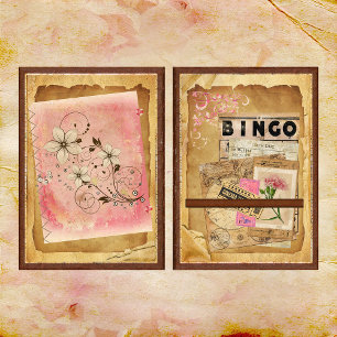 Une touche de page de journal de junk rose