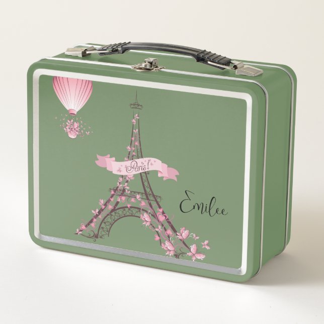 Une Touche De Paris Lunchbox En Métal (Devant)
