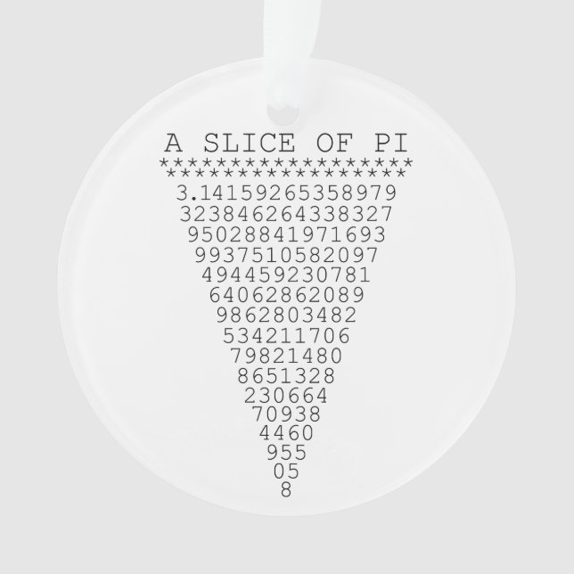 Une tranche de graphique de pi (devant)