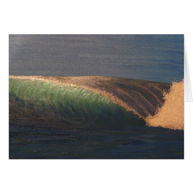 Une vague parfaite (Devant horizontal)