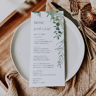 Une verdure succulente   Menu Dîner Mariage
