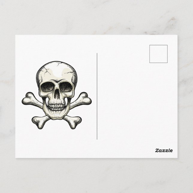Une vie pirate pour moi Carte de remerciements (Dos)
