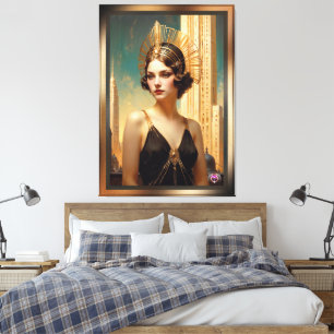 Une vision de l'élégance Art déco AI Art by Xzendo