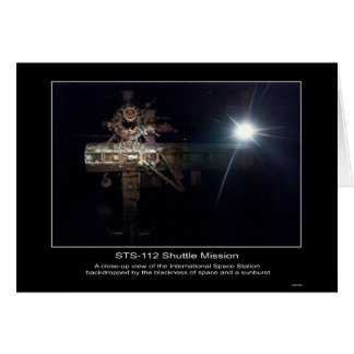 Une vue en gros plan de la Station Spatiale