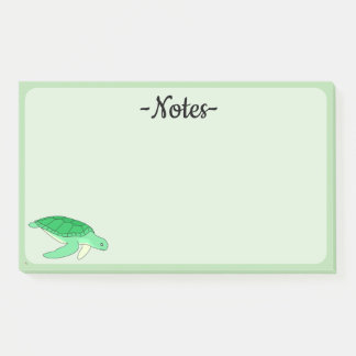 Unechte Karettschildkröte Post-it Klebezettel