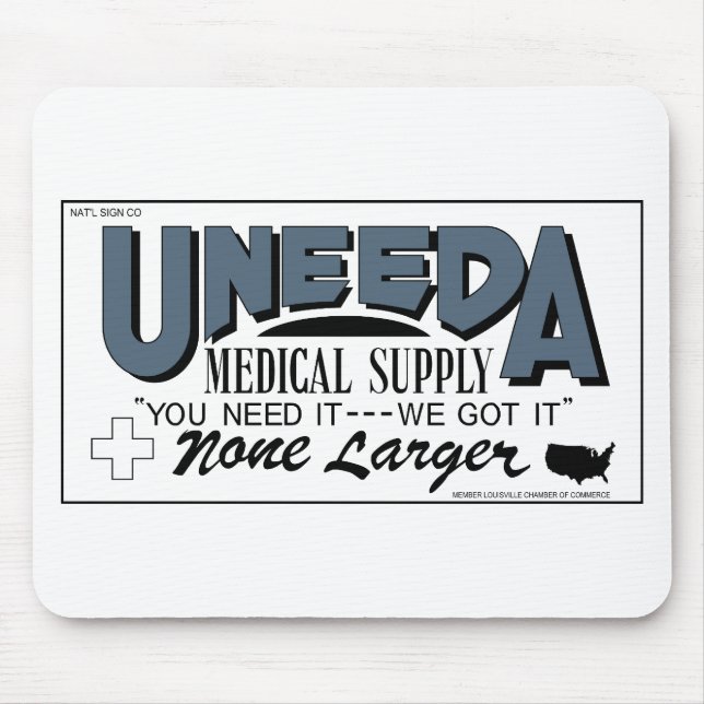 Uneeda medizinischer Bedarf (Rückkehr der lebenden Mousepad (Vorne)