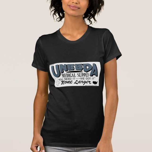 Uneeda medizinischer Bedarf (Rückkehr der lebenden T-Shirt (Vorderseite)